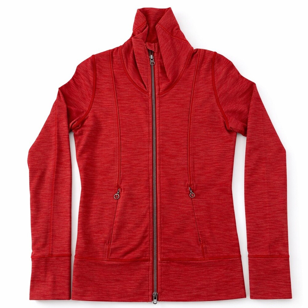 Lululemon Daily Yoga Jacket Love Red SIZE 4